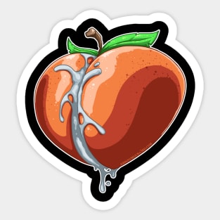 Peach Creampie Sticker